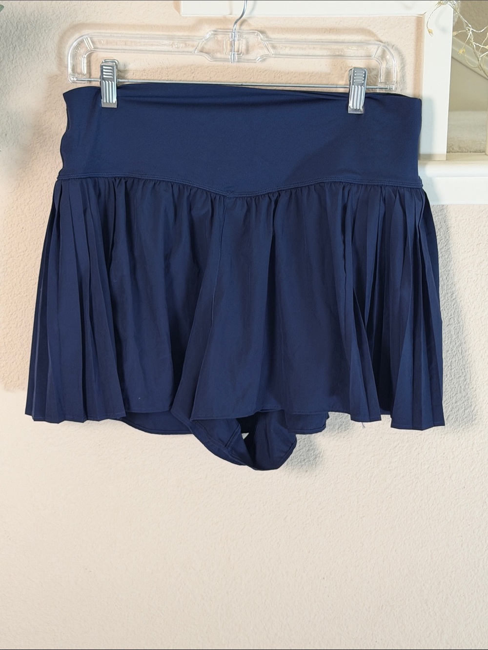 NWT AERIE Offline Women's Navy Pleated Skort Shorts